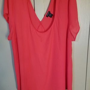 Torrid 3X coral top